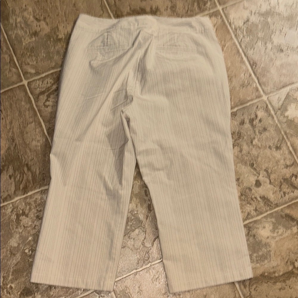 Men's White Striped Pants